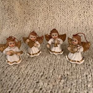 Giftco Inc. set of 4 Guardian Angels Christmas ornaments.